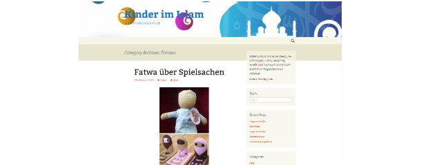 Salafistische Internetpropaganda, auf die Zielgruppe "Kinder" zugeschnitten Salafistische Internetpropaganda, auf die Zielgruppe "Kinder" zugeschnitten