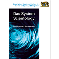 Titel der Broschüre "Das System Scientology"
