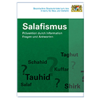 Titelseite der Broschüre "Salafismus" Titelseite der Broschüre "Salafismus"