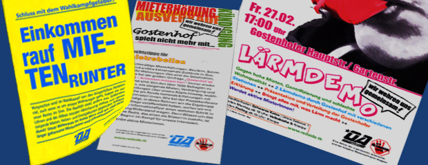 Flugblätter der Organisierten Autonomie gegen Mieterhöhungen Flugblätter der Organisierten Autonomie gegen Mieterhöhungen