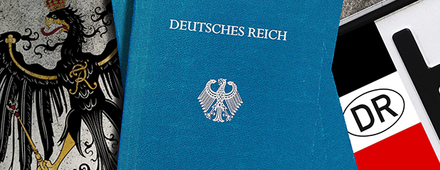 Pässe und Kennzeichen von „Reichsbürgern“ 
