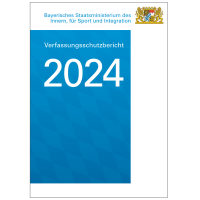 Titel des Verfassungsschutzbericht Bayern 2024