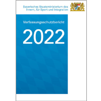 Titelbild des Verfassungsschutzberichts 2022