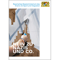 Titel der Broschüre "Nein zu Nazis und Co."
